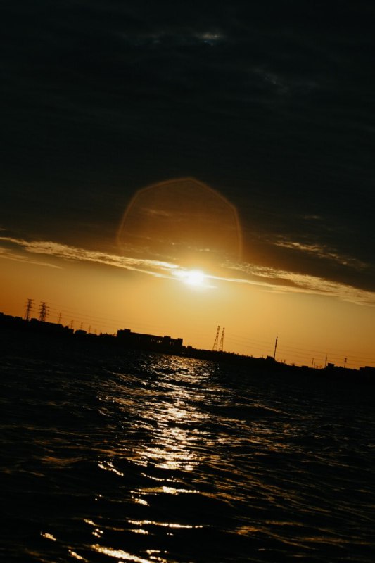 暮色(at dusk)#sundown #lake #abstraction #日落 #暮色 #湖水 #荡漾